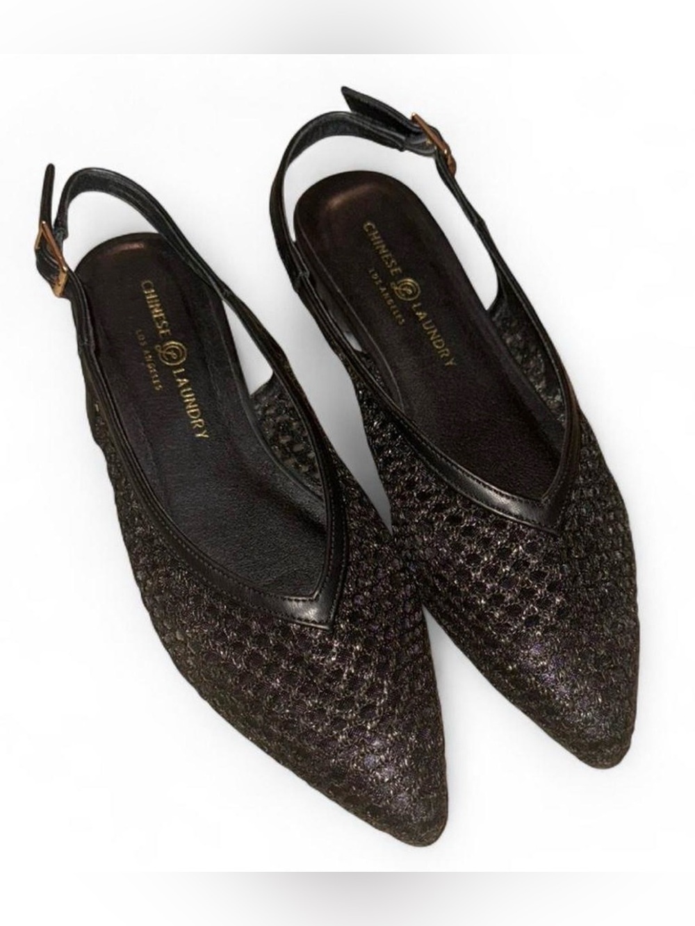 Chinese Laundry Women’s Size 9.5 Black Slingback Flat